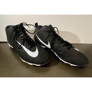 Nike Alpha Menace 4 Shark Football Cleats Men’s 11W Black & White